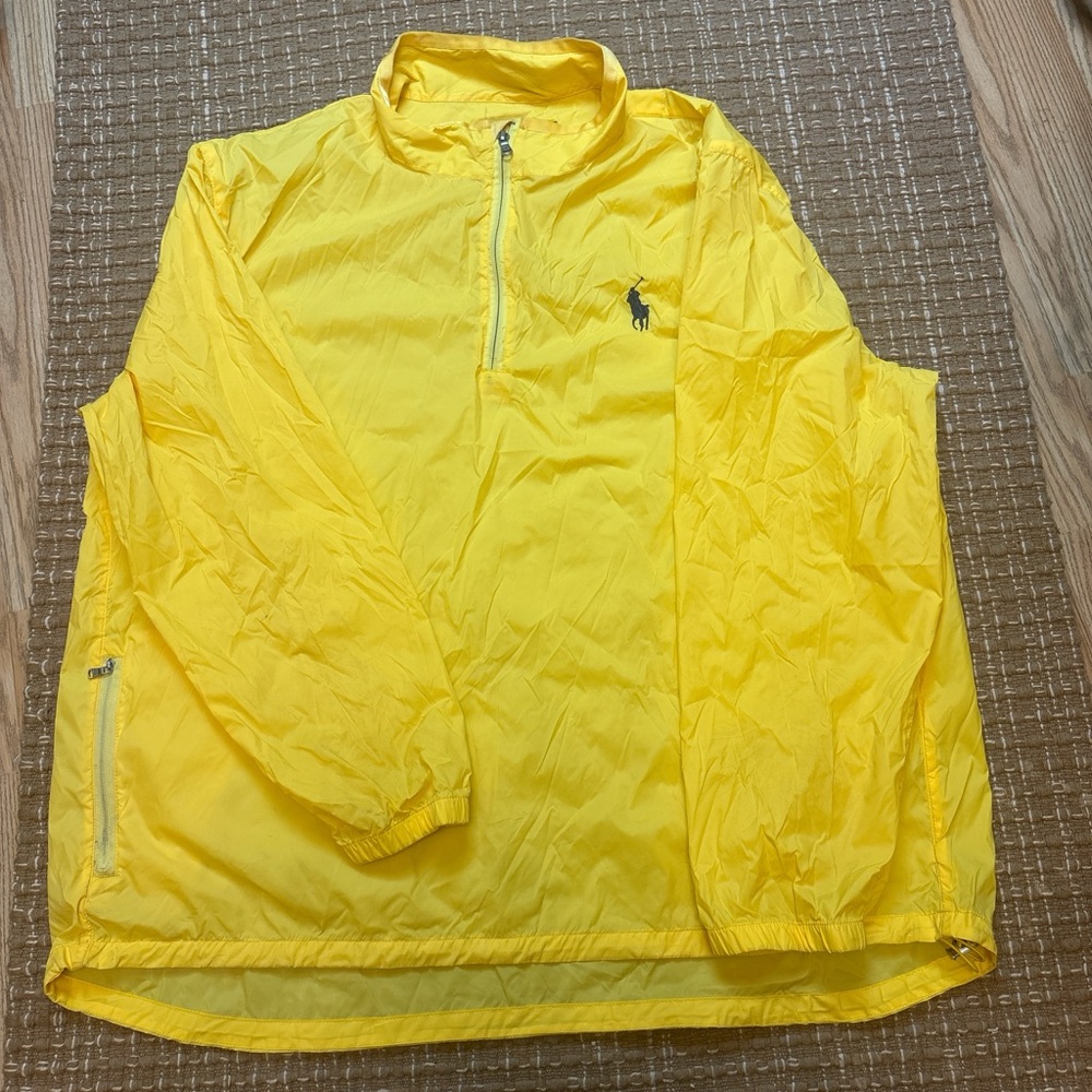 Ralph Lauren Men's Bright Yellow Windbreaker
